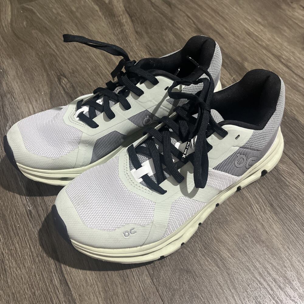 On Cloudrunner Women’s Size 5.5 Running Shoes Gray White CloudTec Athletic